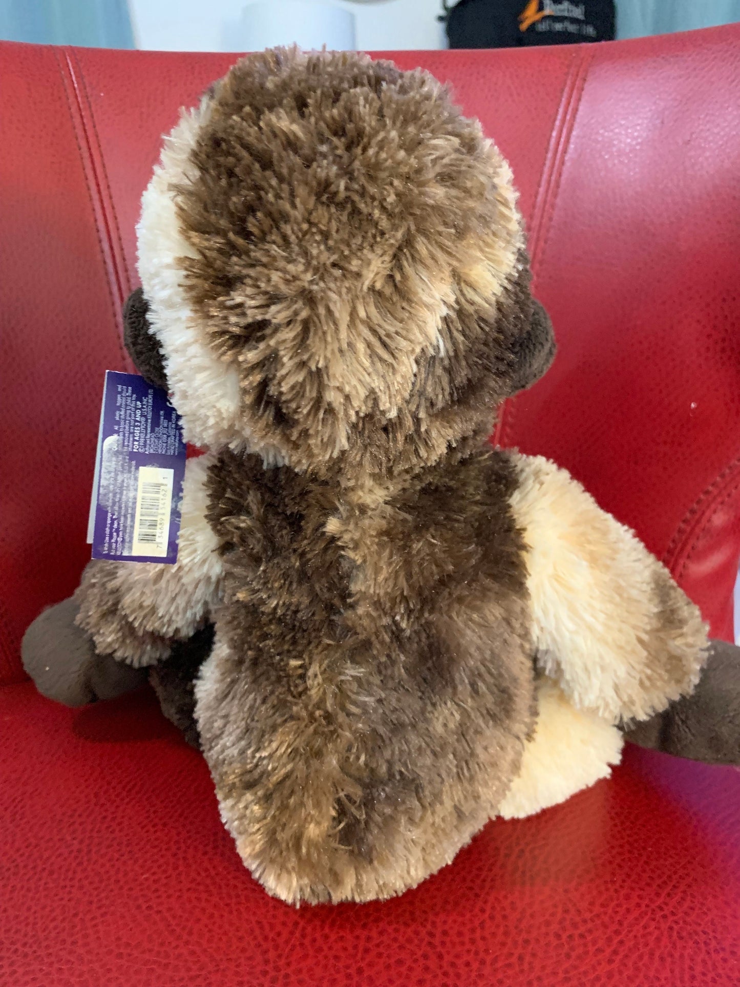 Kellytoy Brown Variegated Monkey Gorilla Chimp Plush. Vintage 1998 NWT