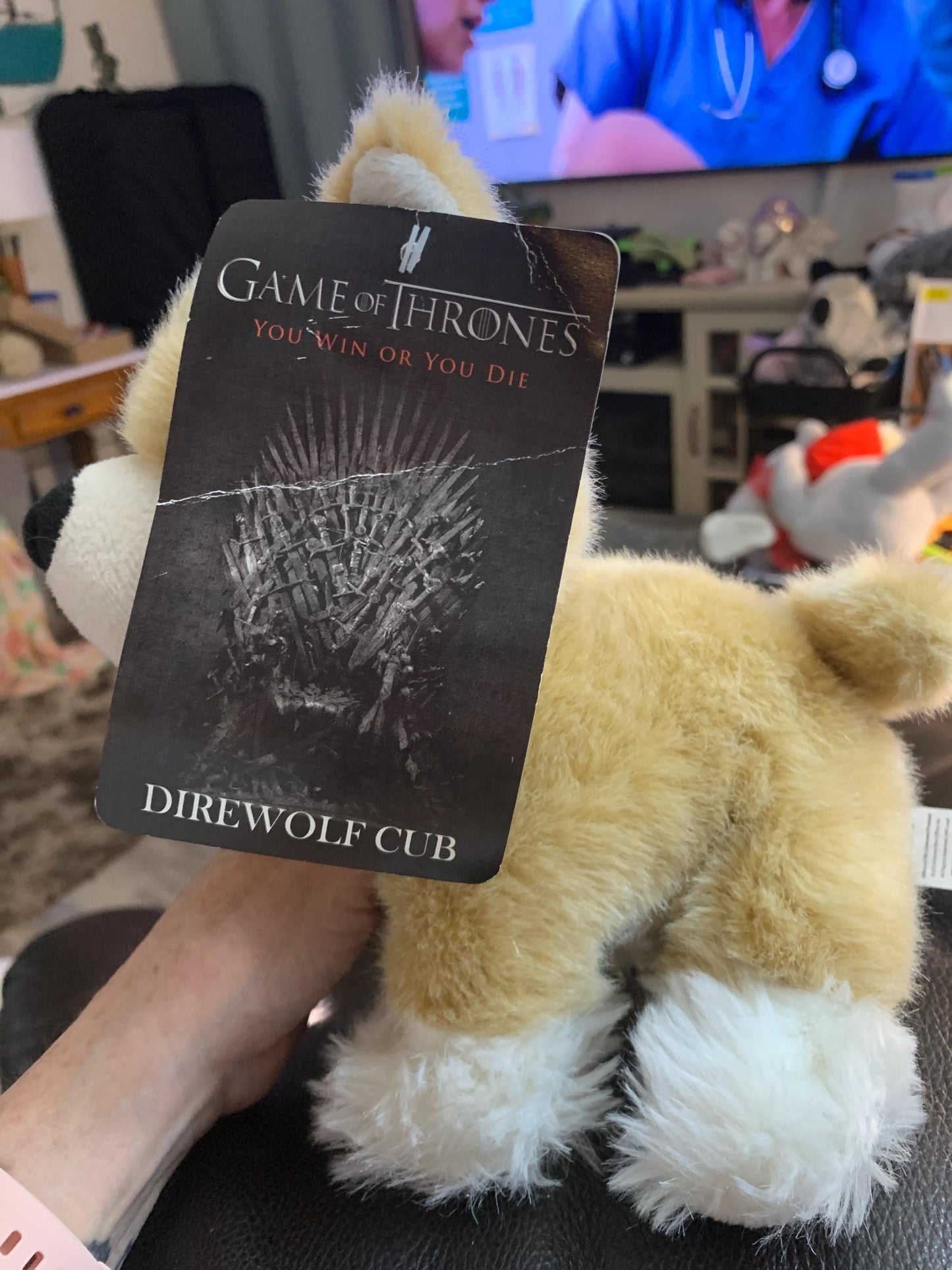 Game of Thrones DireWolf Summer Cub Stuffed Animal. New with tags