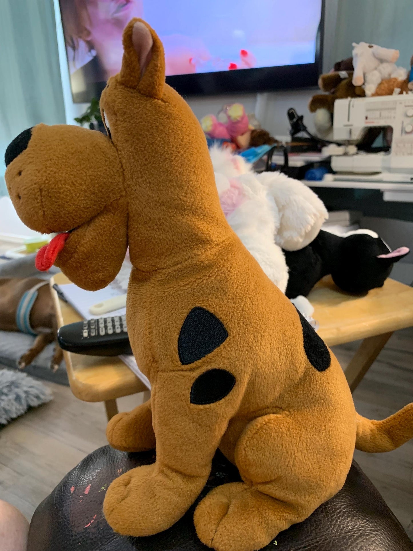 TY Beanie Scooby Doo plush. Approximately 10” No collar, no tags, no hang tag.