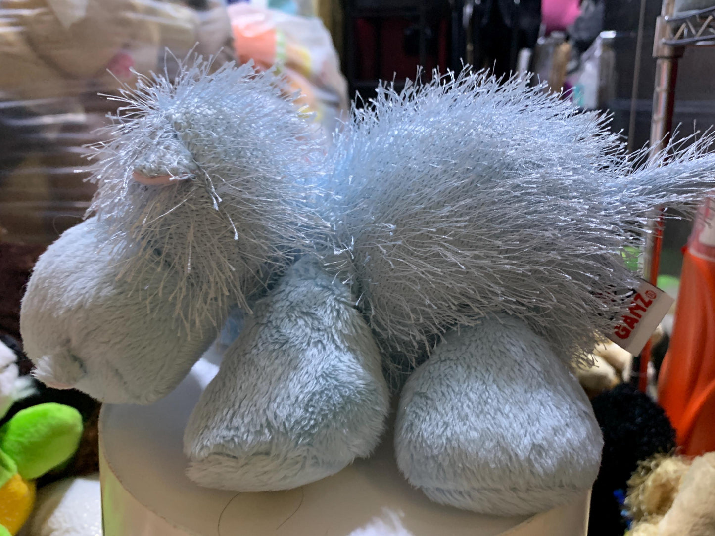 Webkinz Blue Hippo plush. No code. Excellent Condition
