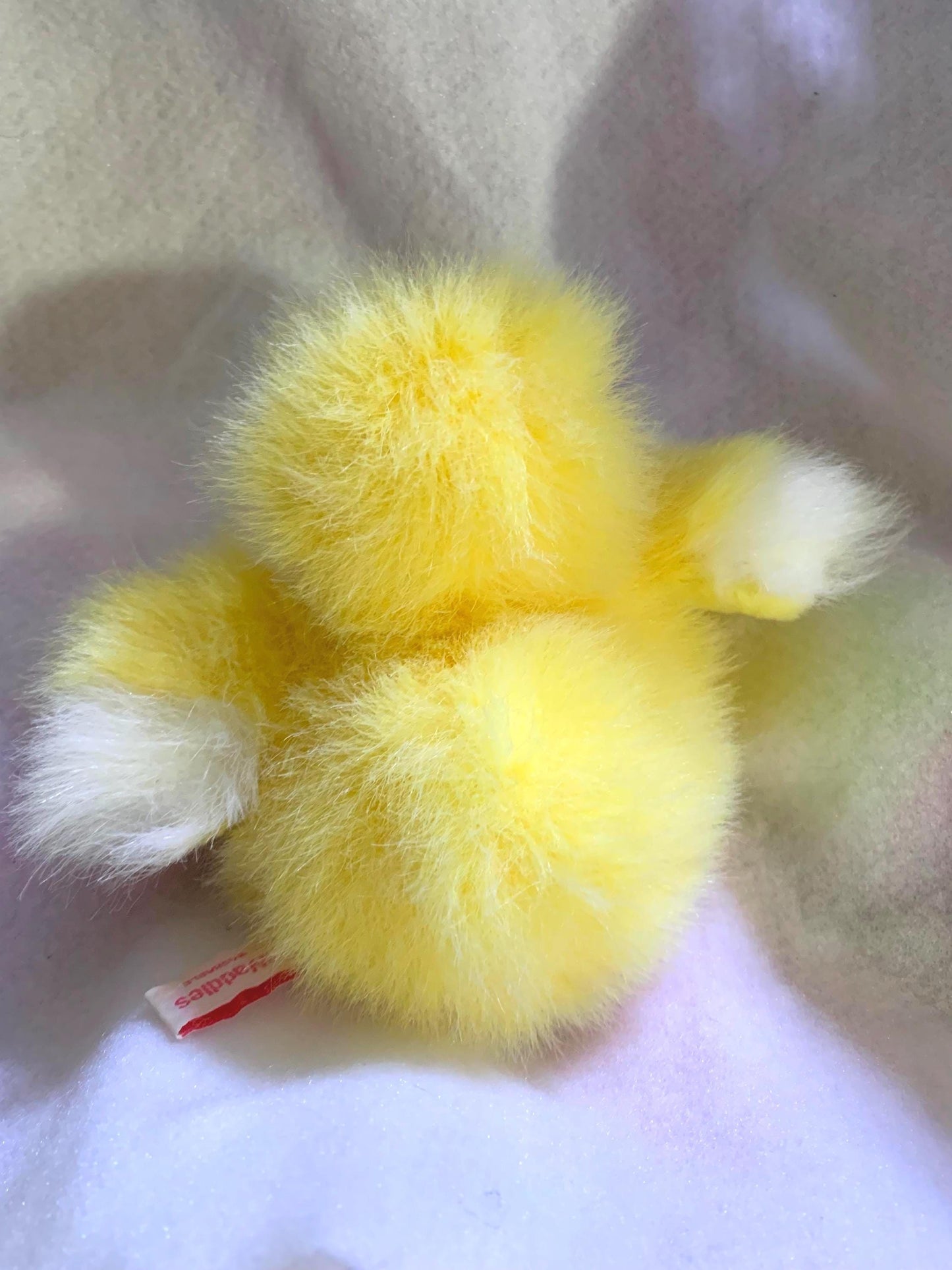 Russ Berrie Baby Waddles Duck Plush - Yellow and White, 6"