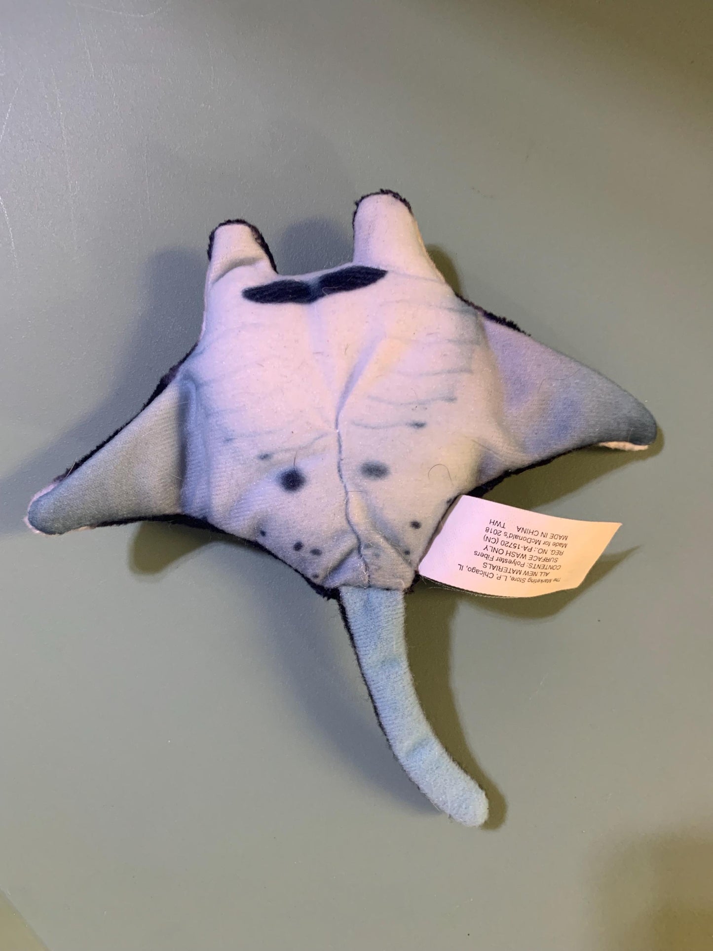 McDonalds Sting the Ray Teenie Beanie Plush, NWT