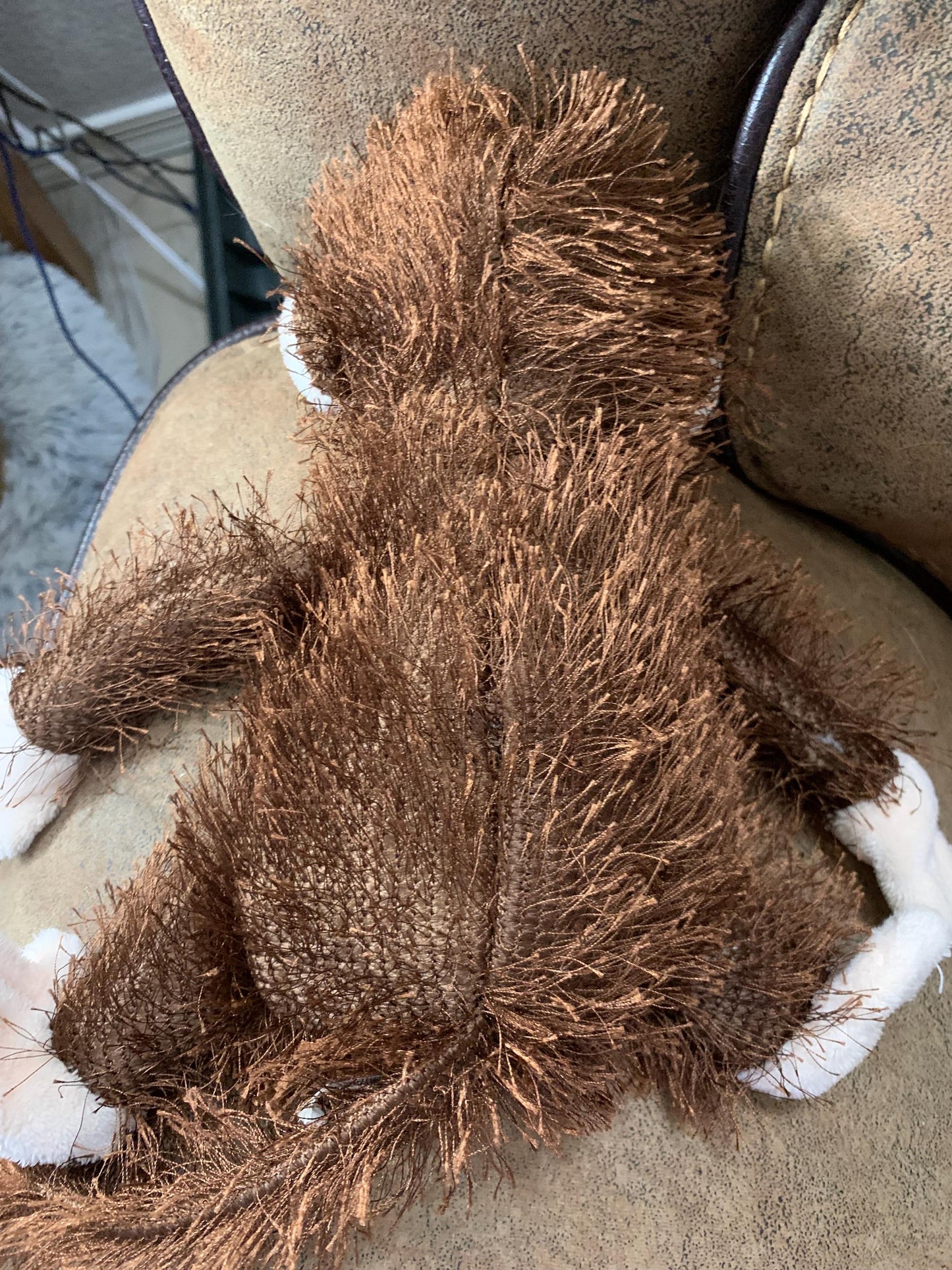 WebKinz Brown and Tan Cheeky Monkey Plush. Full Size. Retired. No Code