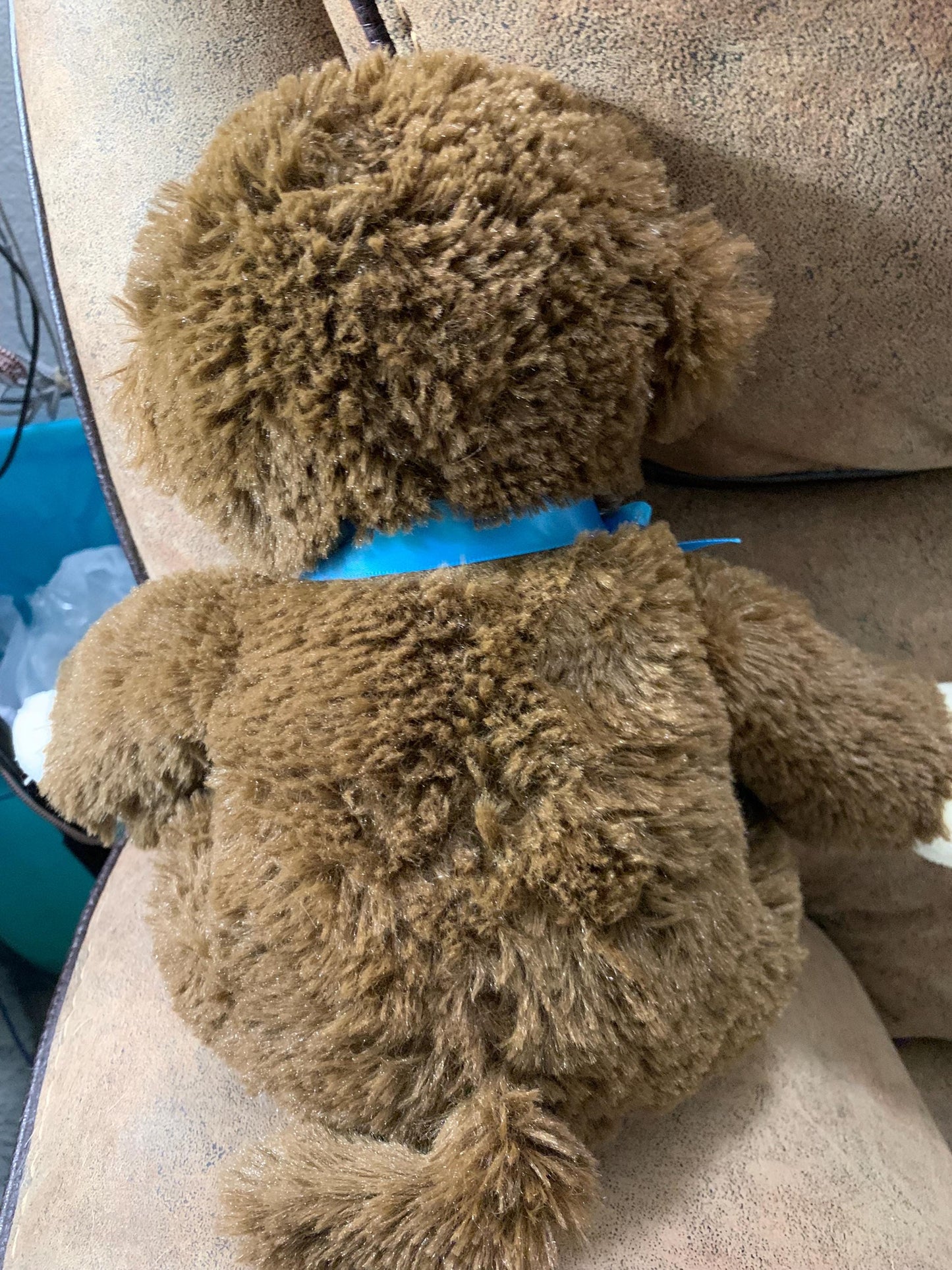 Brown And Tan Sitting Monkey Plush. No Brand. Soft