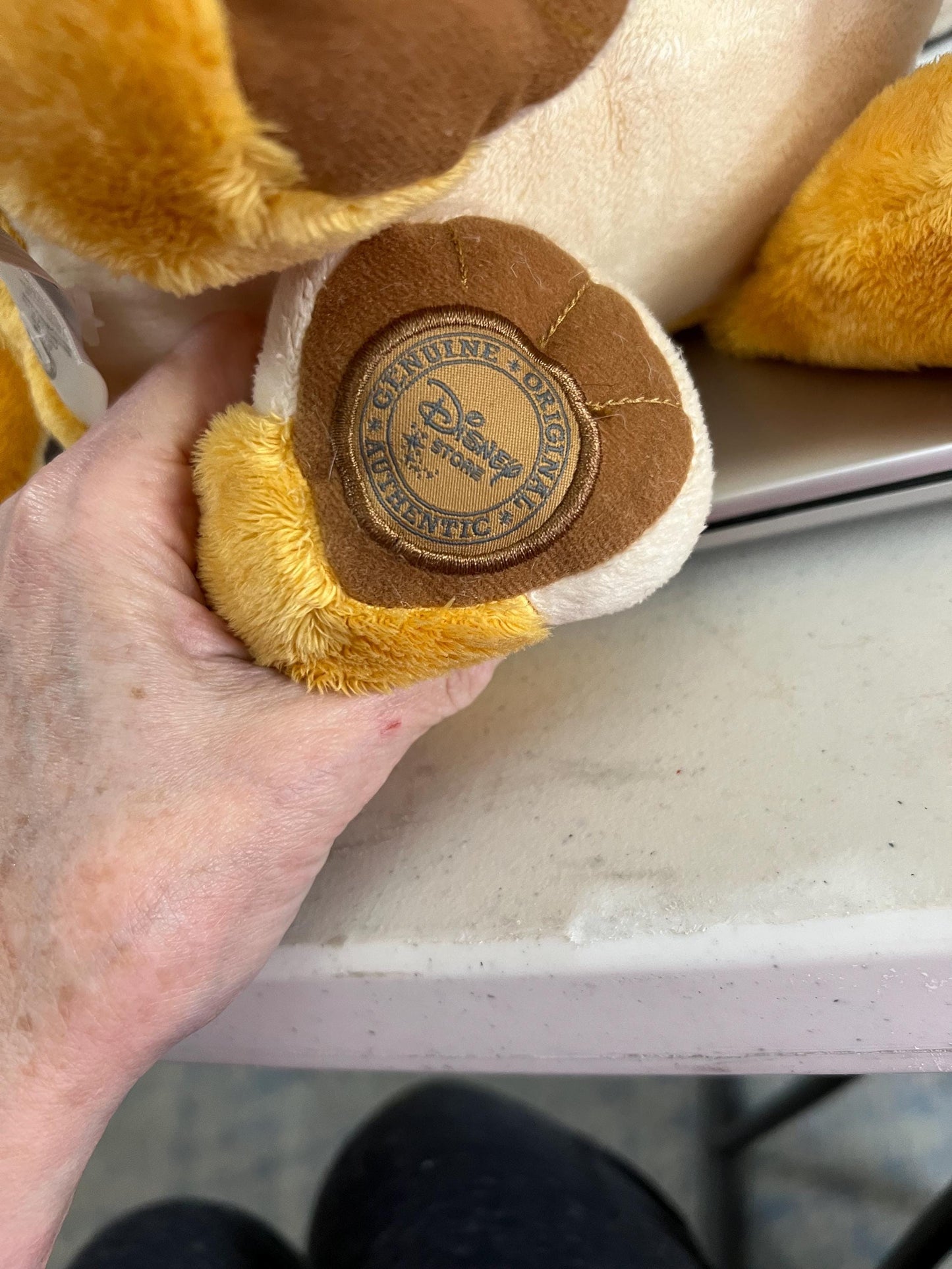Disney Store Yellow Simba Lion King Plush