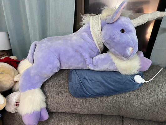 Rare Jumbo Commonwealth Lavender Unicorn Plush.