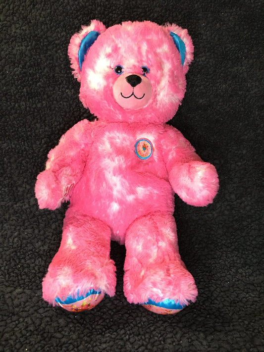 Build-a-Bear 17" Pink Doughnut Sprinkles Plush Bear