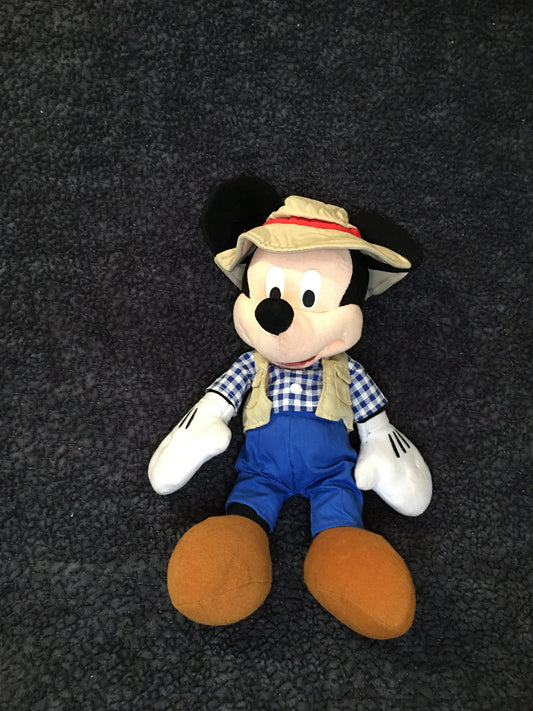 Mickey Mouse fisherman plush