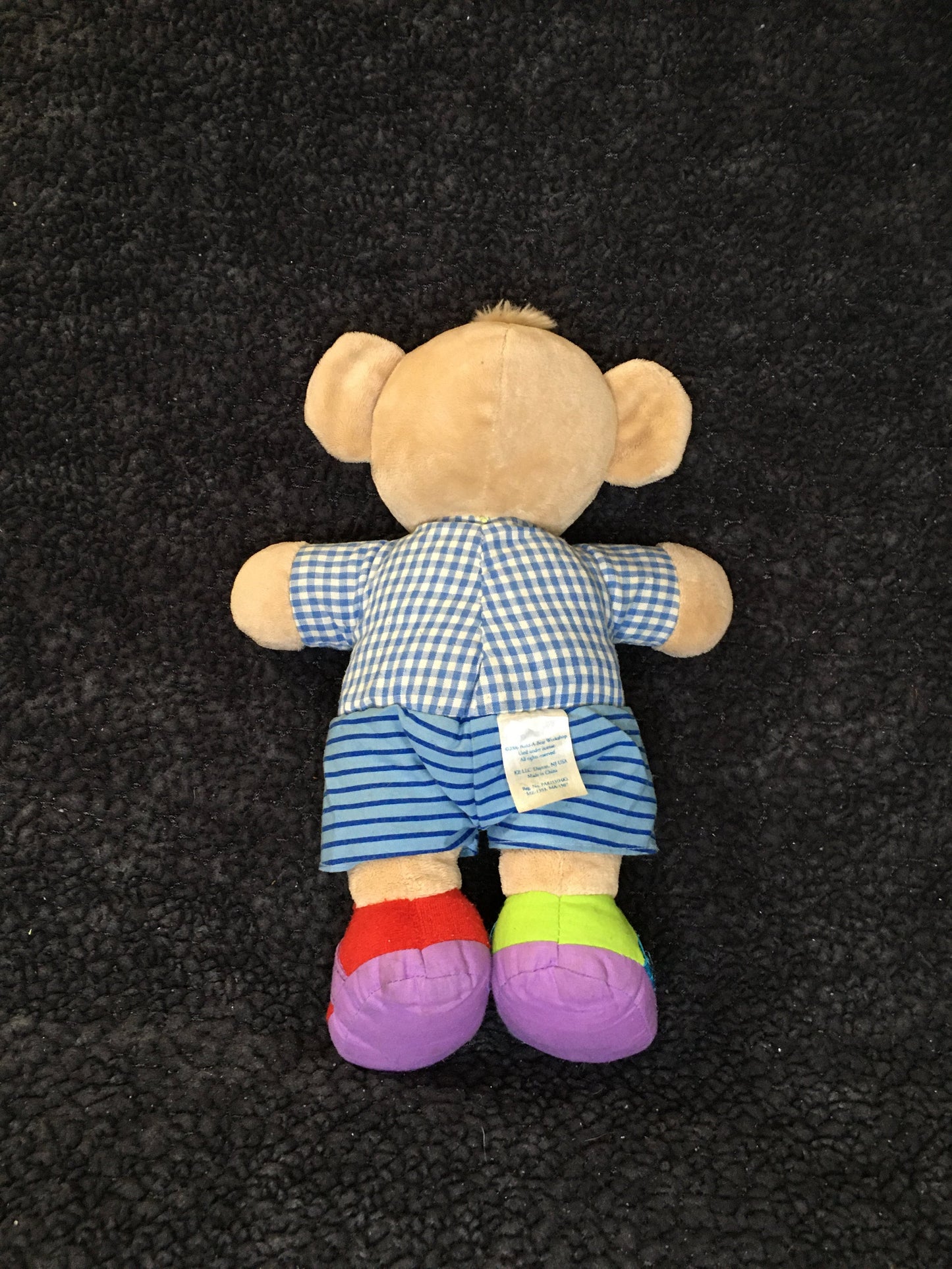 Build A Bear Brown Learn to Dress Bearemy Teddy Bear Plush. No Vest
