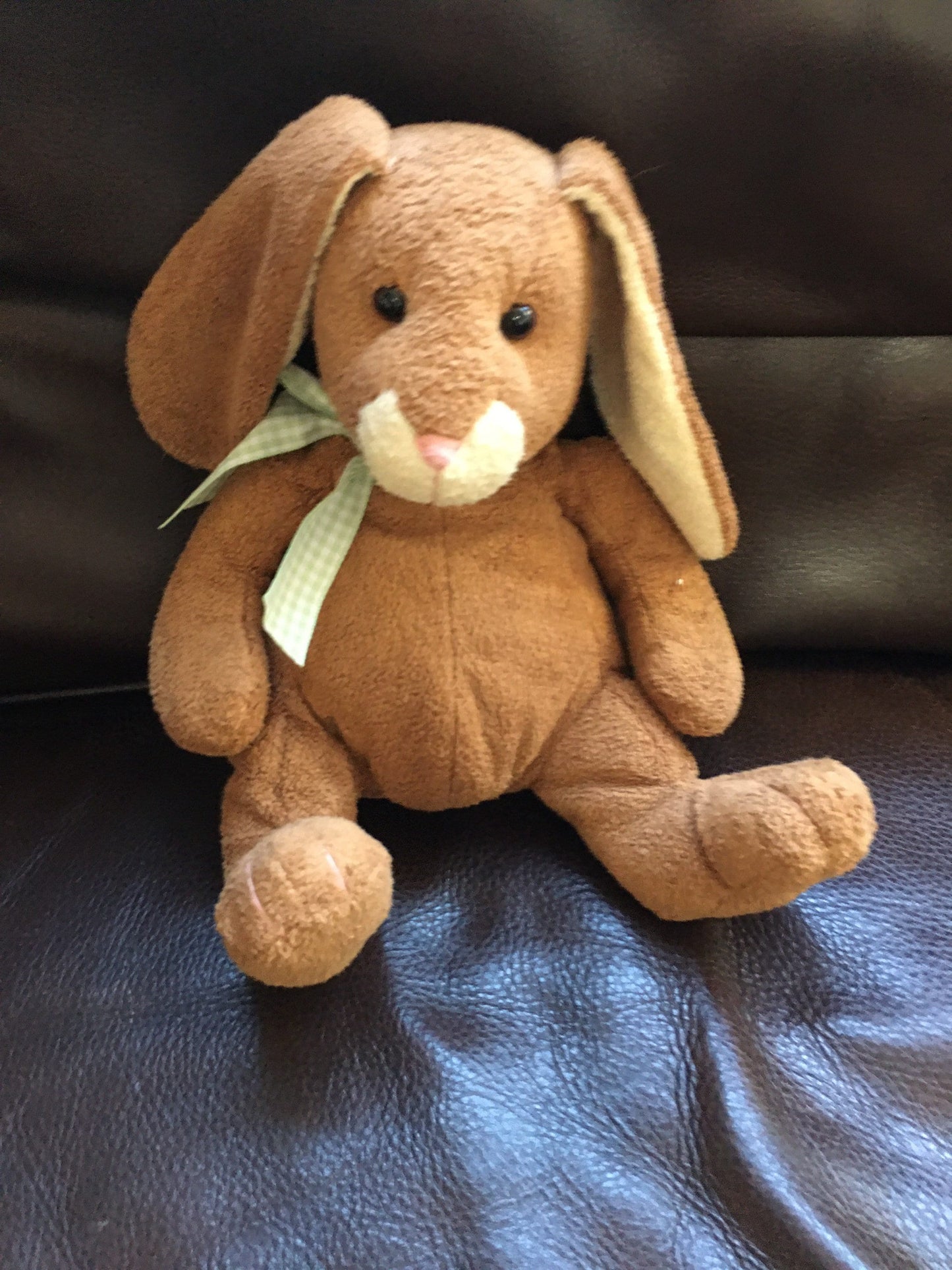 Floppity Brown Bunny Plush, Russ Berrie Rabbit