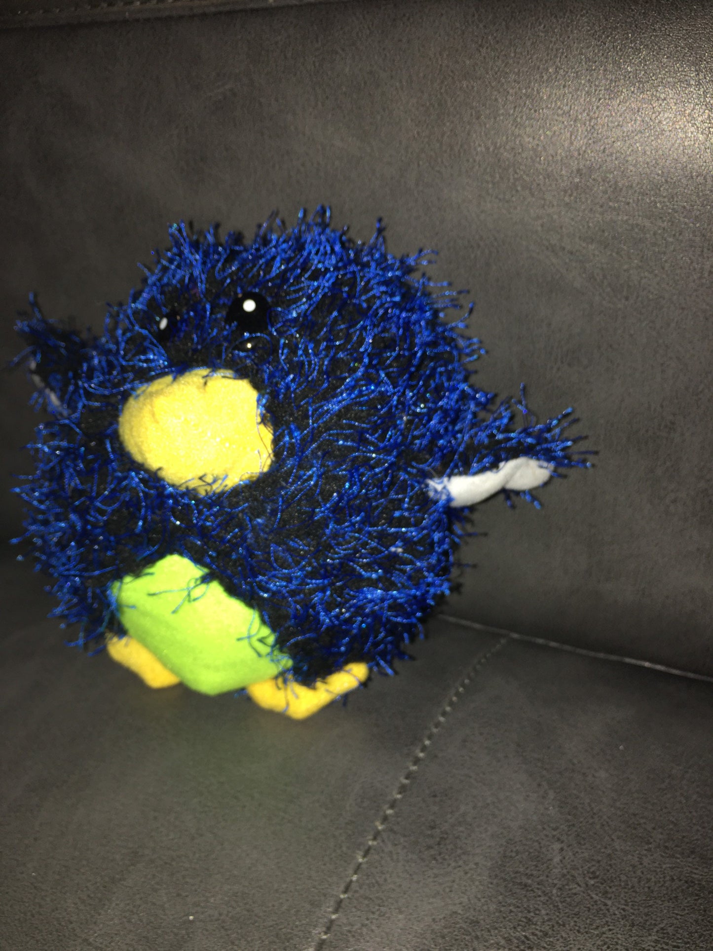 Blue Fuzzy Small Stuffed Animal Penguin Plush