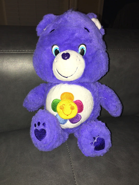 Care Bears Harmony Purple Bear Plush Stuffed Animal