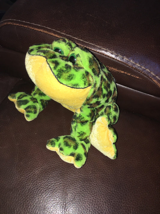 Webkinz Green Bull Frog Plush – Stuffed Animal Toy