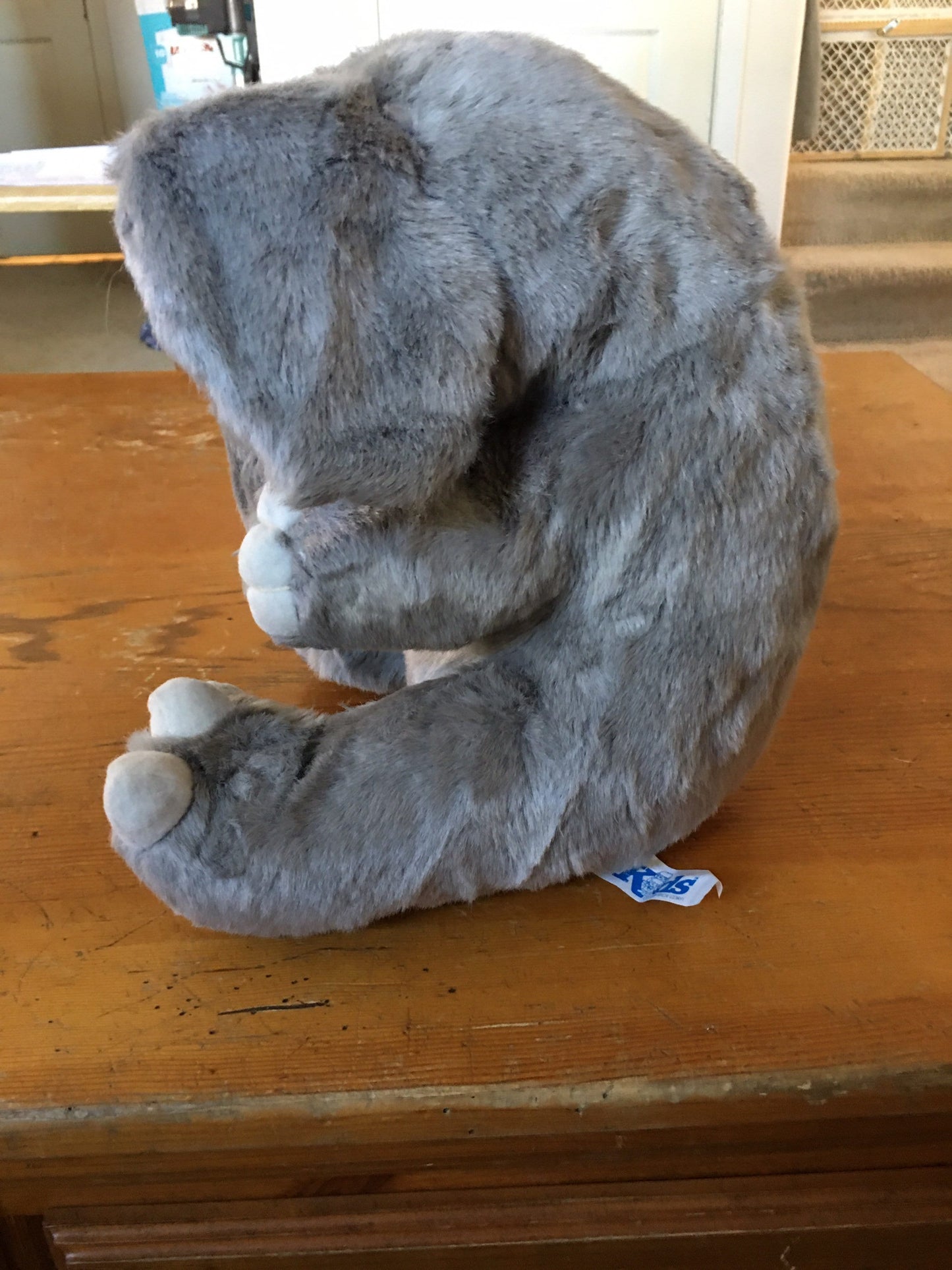 Vintage Kids of America Co Large Elephant Stuffed Animal Plush Toy