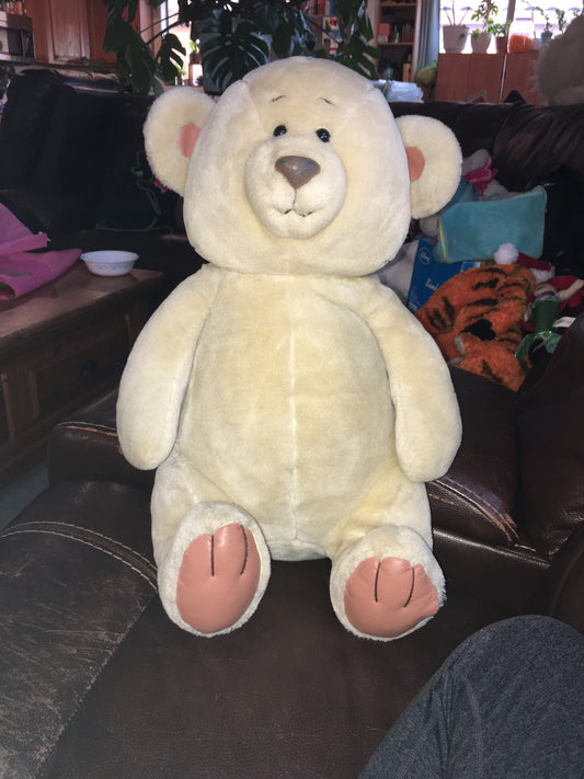24k Polar Puff Large Bear Stuffed Animal Plush Toy 1994
