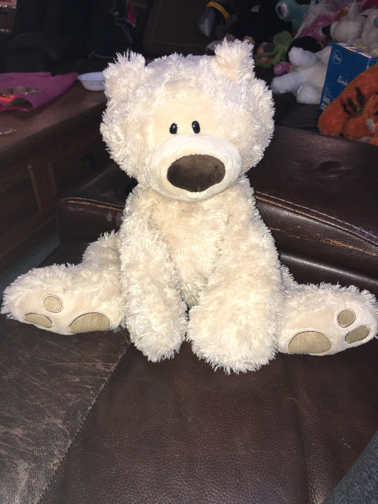 GUND Philbin Teddy Bear Plush Cream Beige Soft Stuffed Animal Toy 12” Large