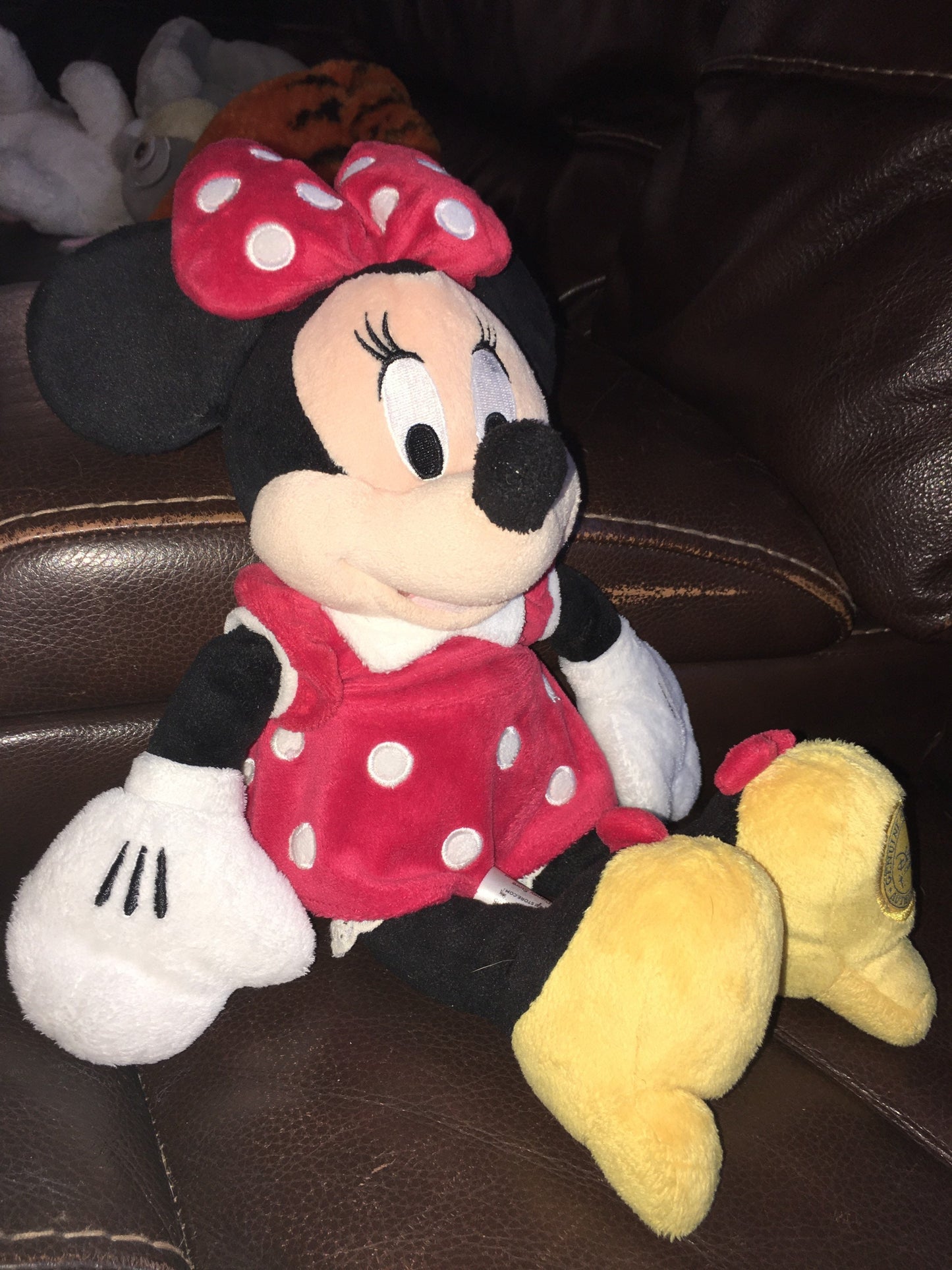 Disney Genuine Minnie Mouse Stuffed Animal Plush Toy Vintage