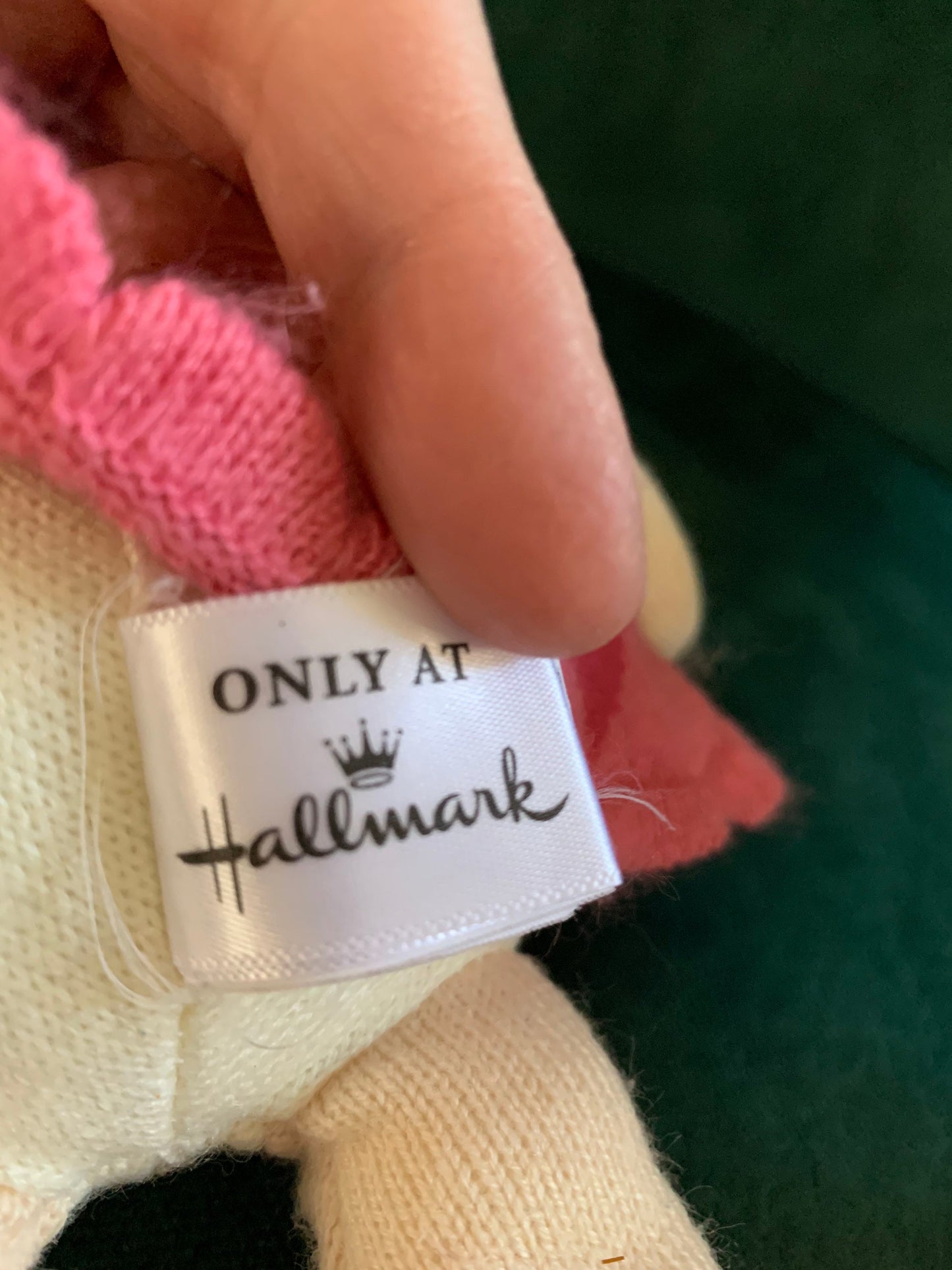Hallmark Knit My First Baby Doll Plush. Pink with Orange Hair. 12”