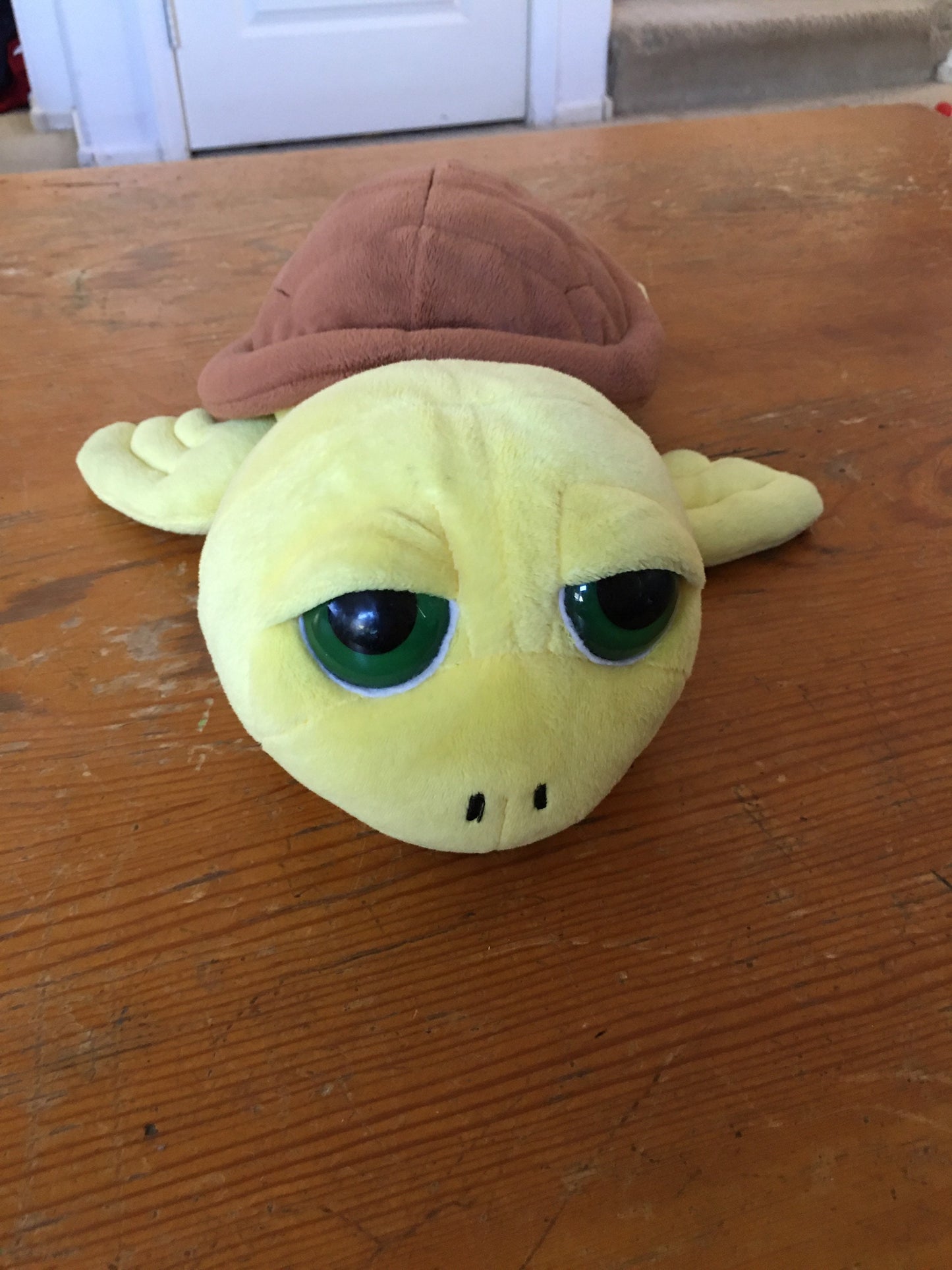 Lil Peepers Yellow Sea Turtle Stuffed Animal Plush Toy Vintage