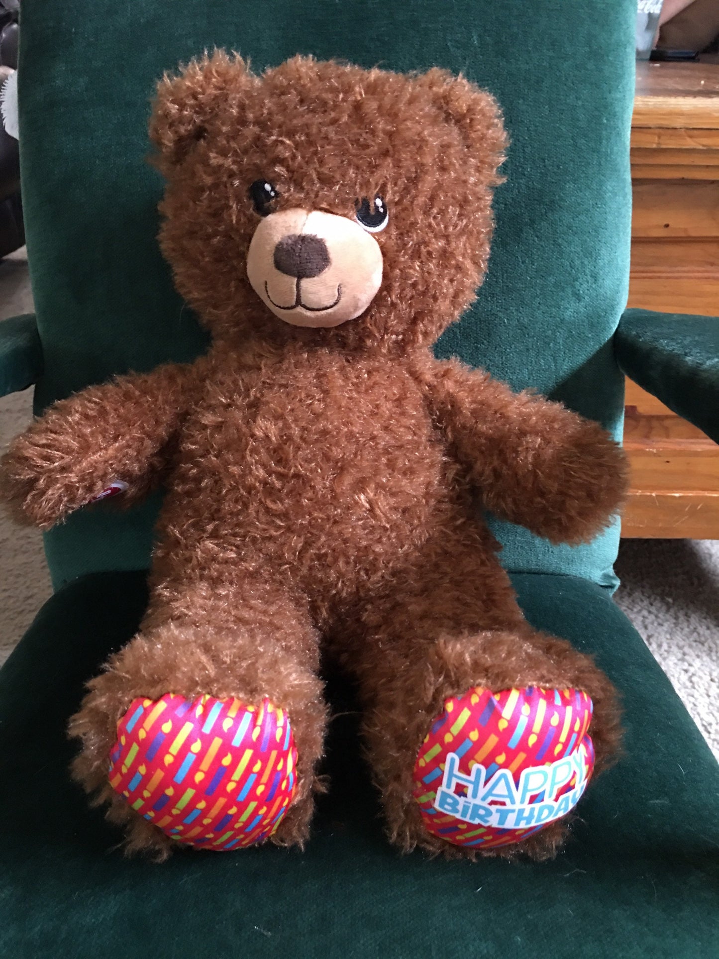 Build A Bear Brown Happy Birthday Treat Teddy Bear Plush