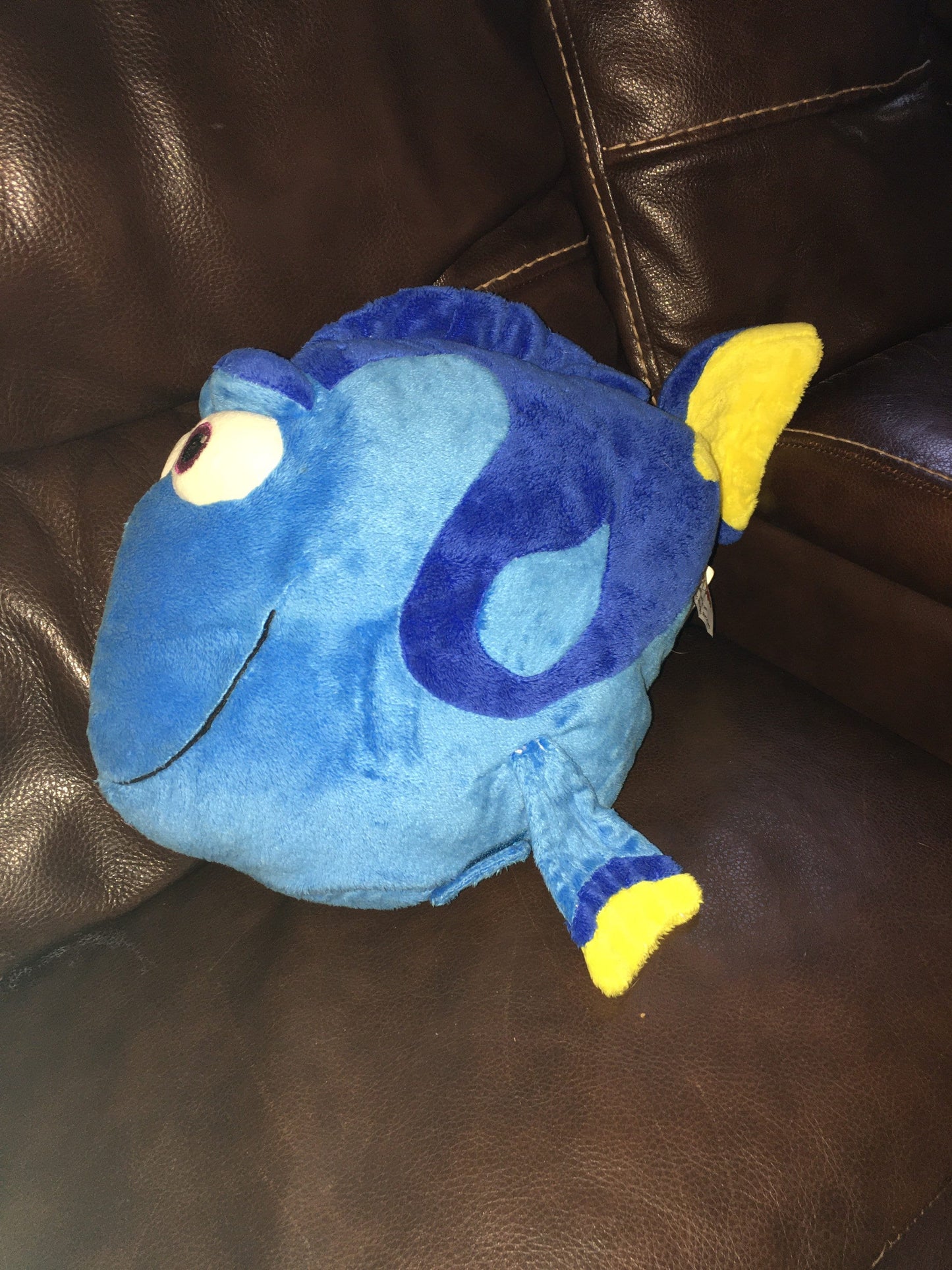 Disney Blue, Light Blue And Yellow Dory Fish Finding Nemo Pillow Pets Plush. Great Condition.