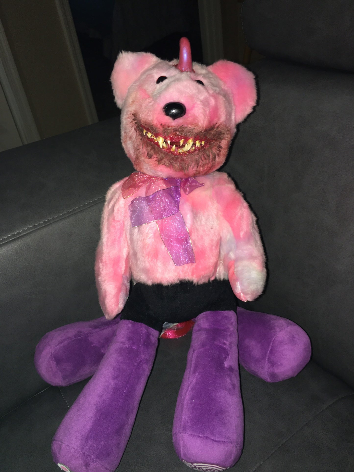 Creepy Custom Modified Monster Bear Altered Plush Stuffed Animal