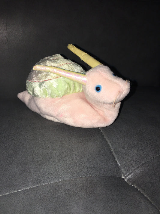 Ty beanie baby snail Swirly plush Stuffed Animal