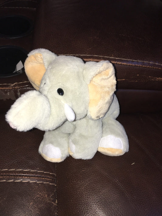Webkinz Gray Velvety Elephant Plush Stuffed Animal. Regular Sized. No Code.