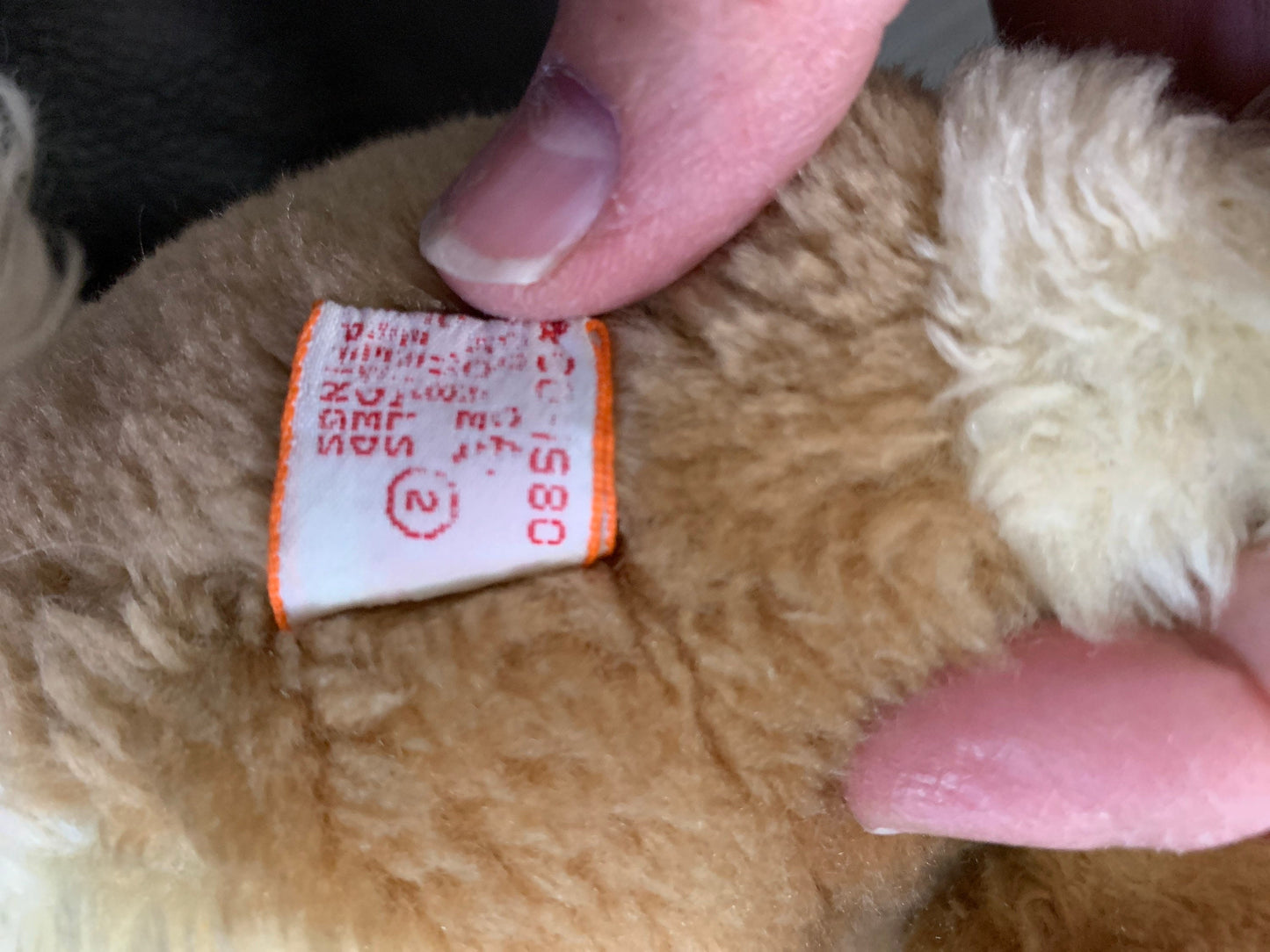 Dakin Beige And White Bunny Rabbit Plush 1980