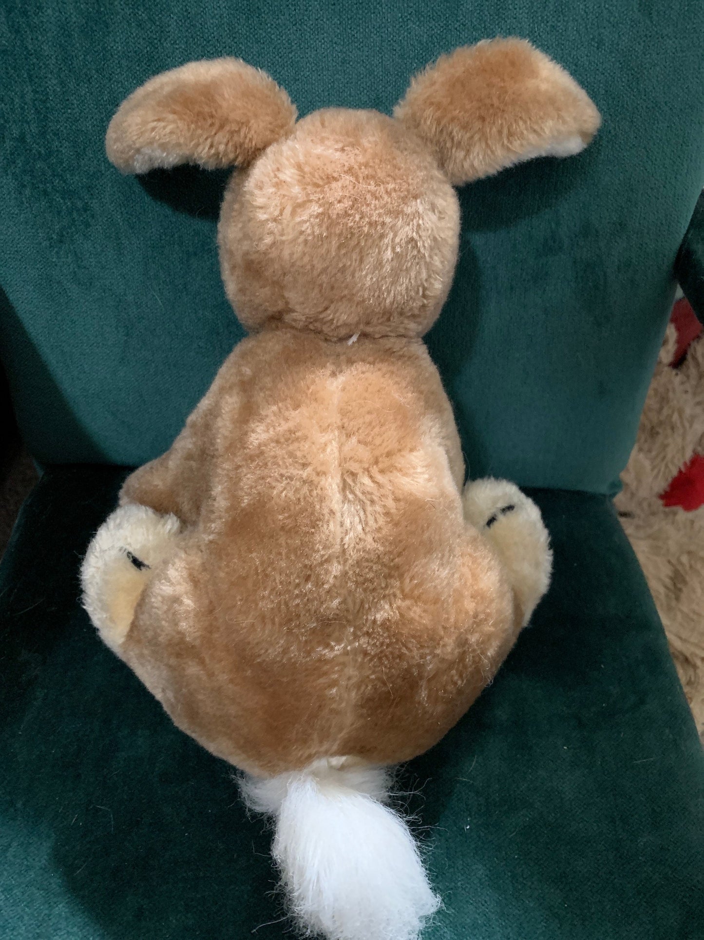 Dakin Beige And White Bunny Rabbit Plush 1980
