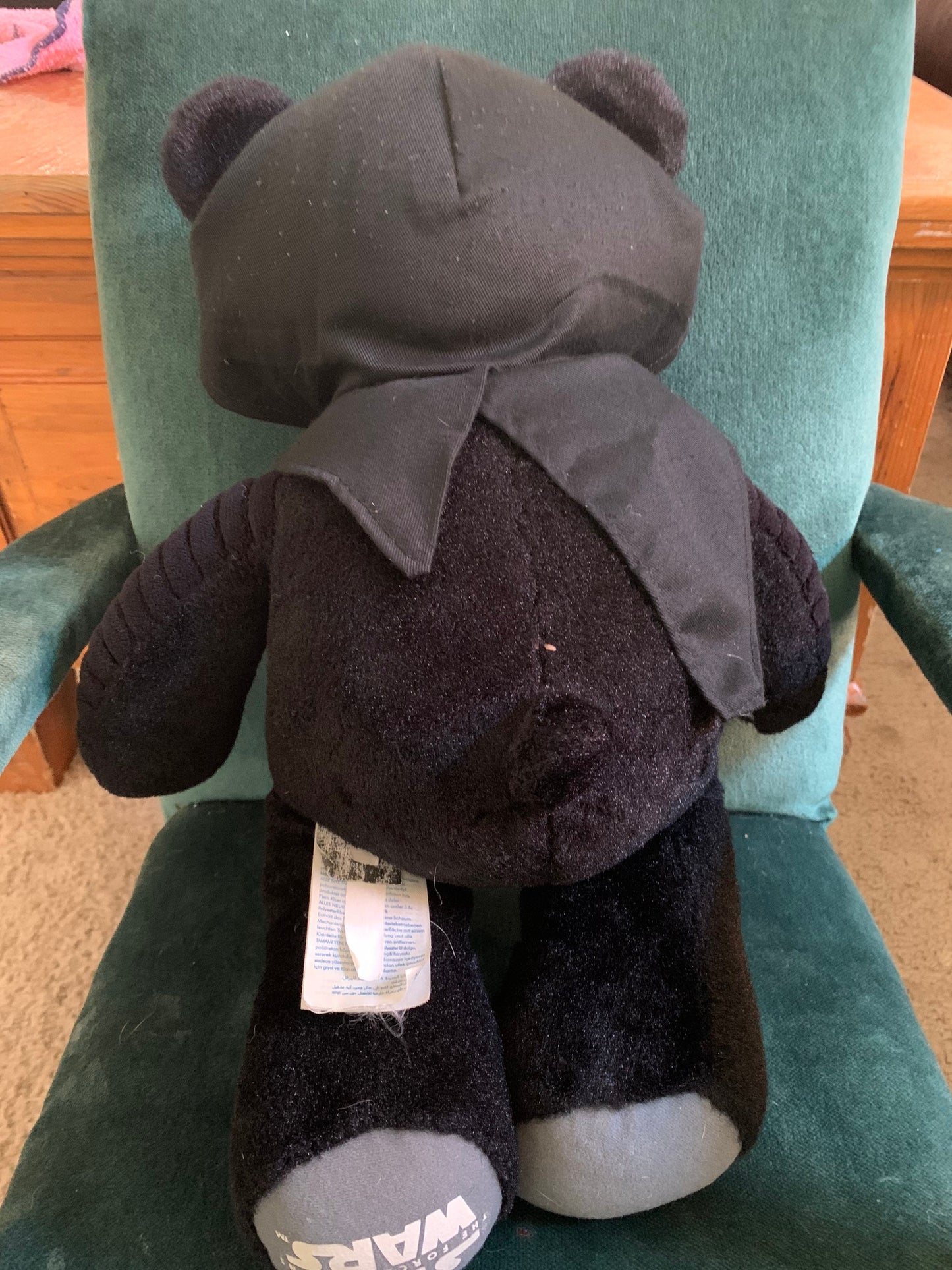 Build a Bear Black And White Kylo Ren Star Wars Force Awakens Teddy Bear Plush.&nbsp;