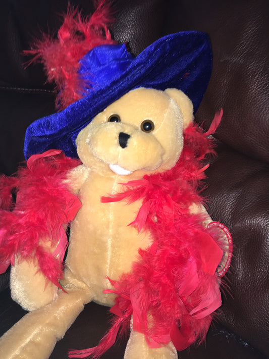 Musical Chantilly Lane Katrina Bear – Plush Toy, Plays 'You'll Never Walk Alone'