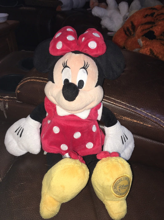 Disney Genuine Minnie Mouse Stuffed Animal Plush Toy Vintage