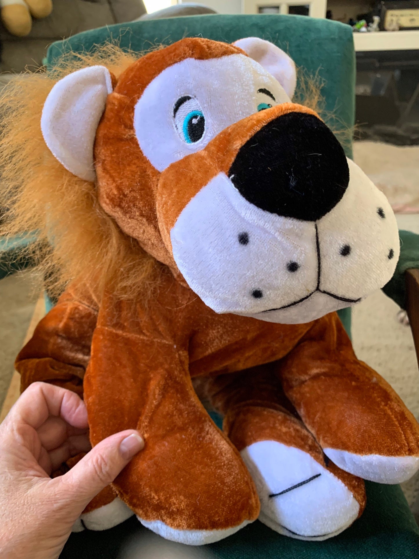 21” Kellytoy Plush Animal Pals Brown Lion Stuffed Toy 2016 Jungle Cat