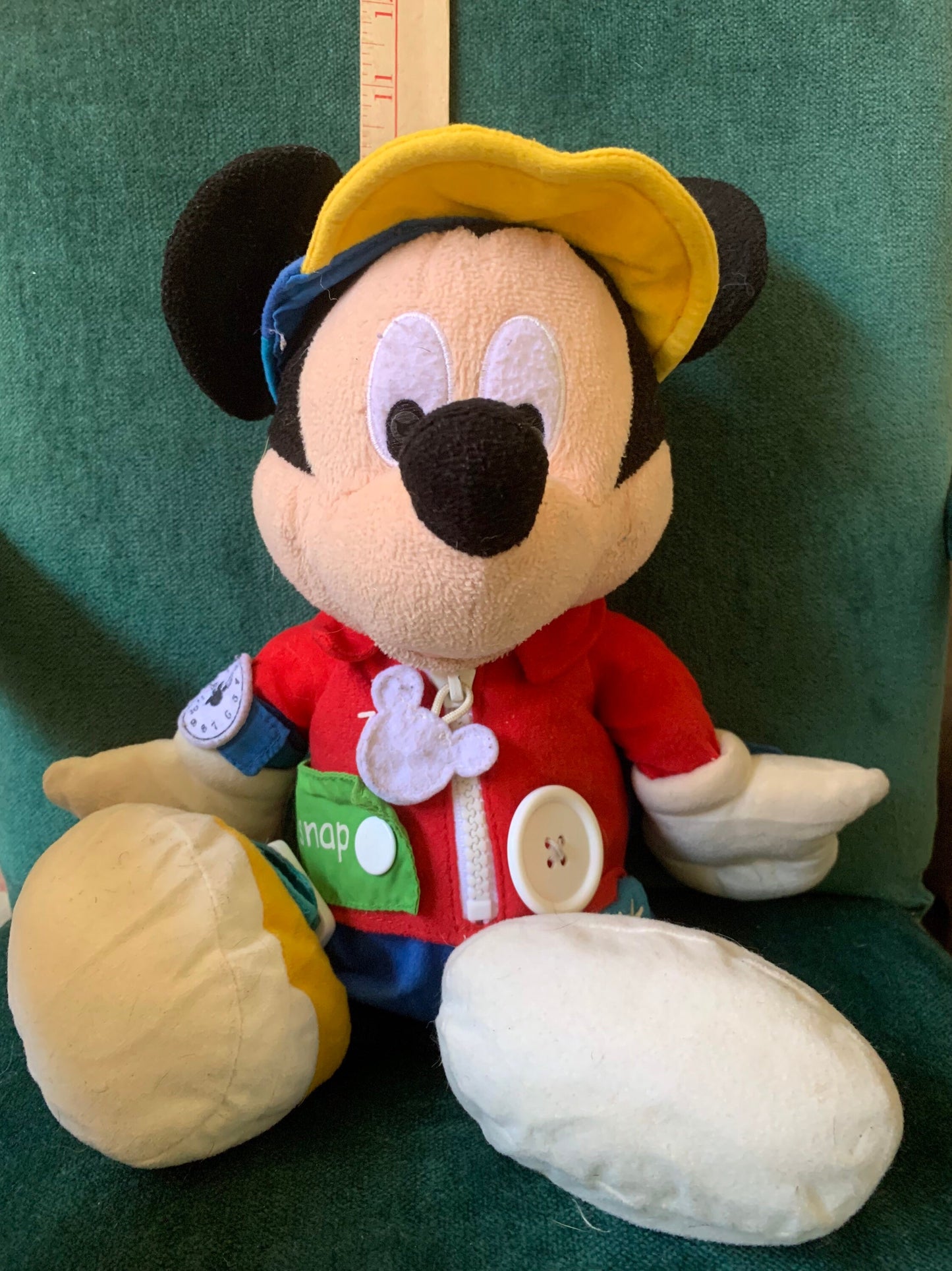 Disney Mickey Mouse Talking Plush Learn To Dress
