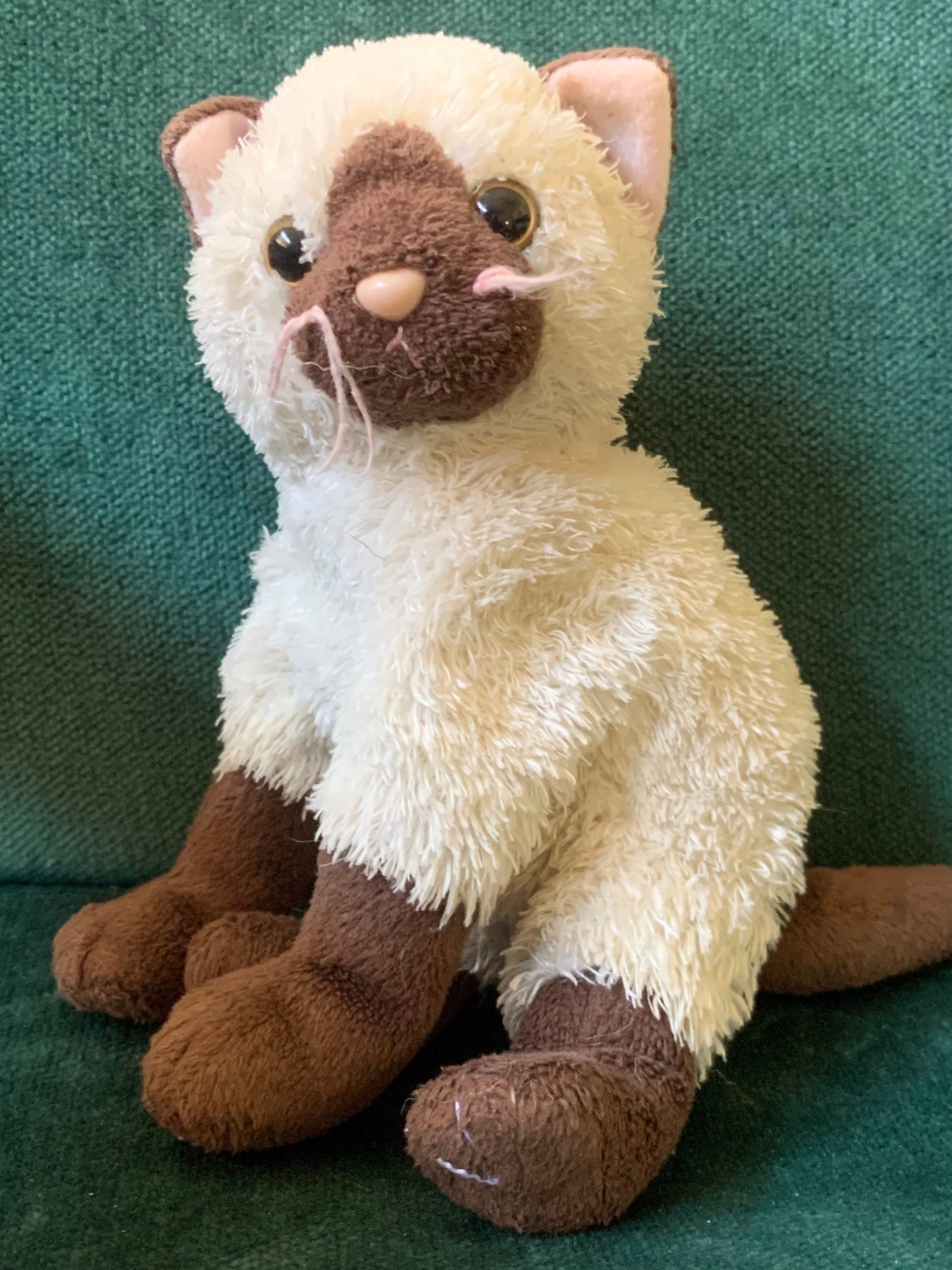 TY Beanie Baby Orient Siamese Cat Plushie, 6 inch (Damaged)