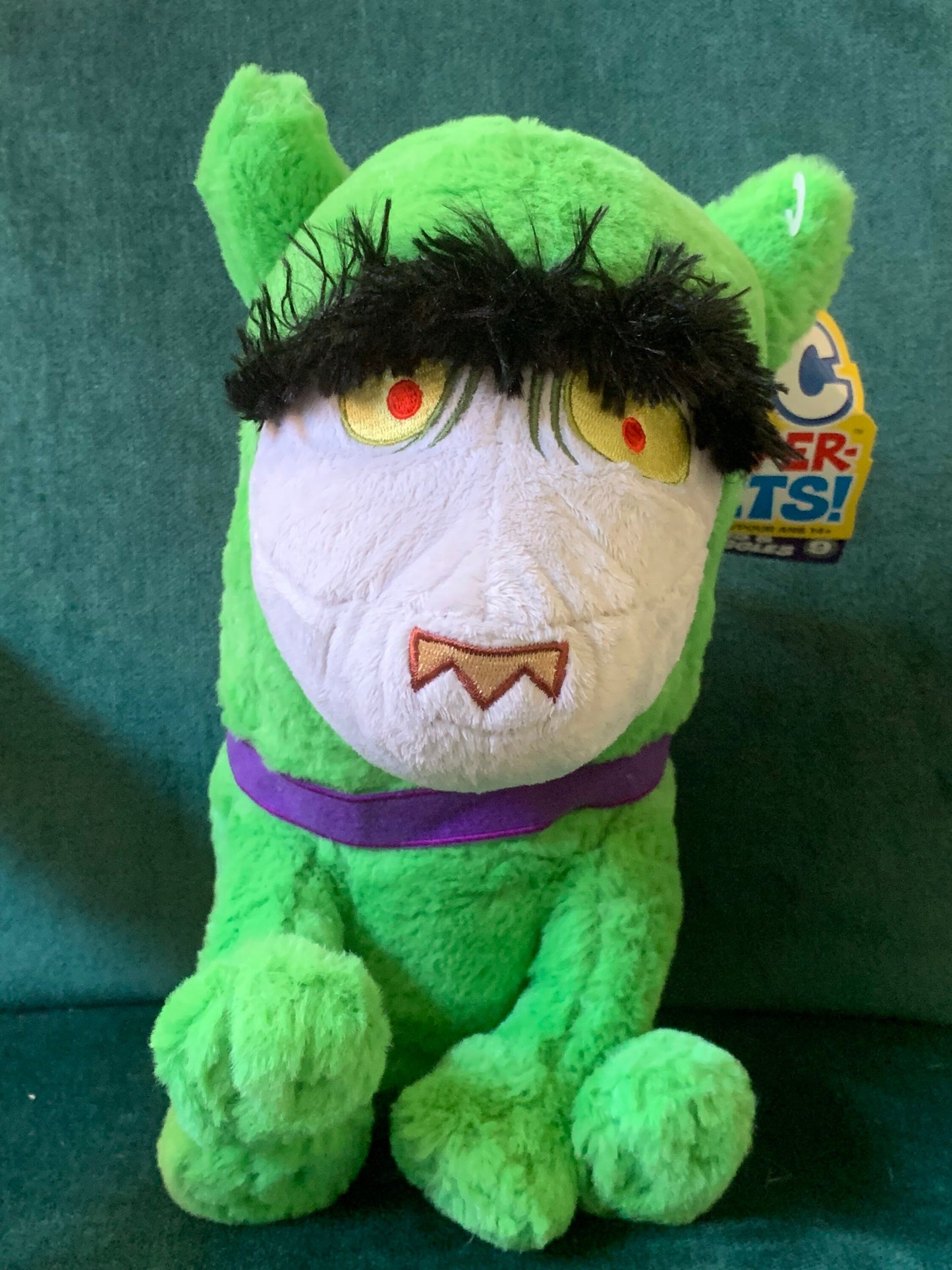 Crackers & Giggles Green Hyena Plush, DC Comics Stuffed Animal
