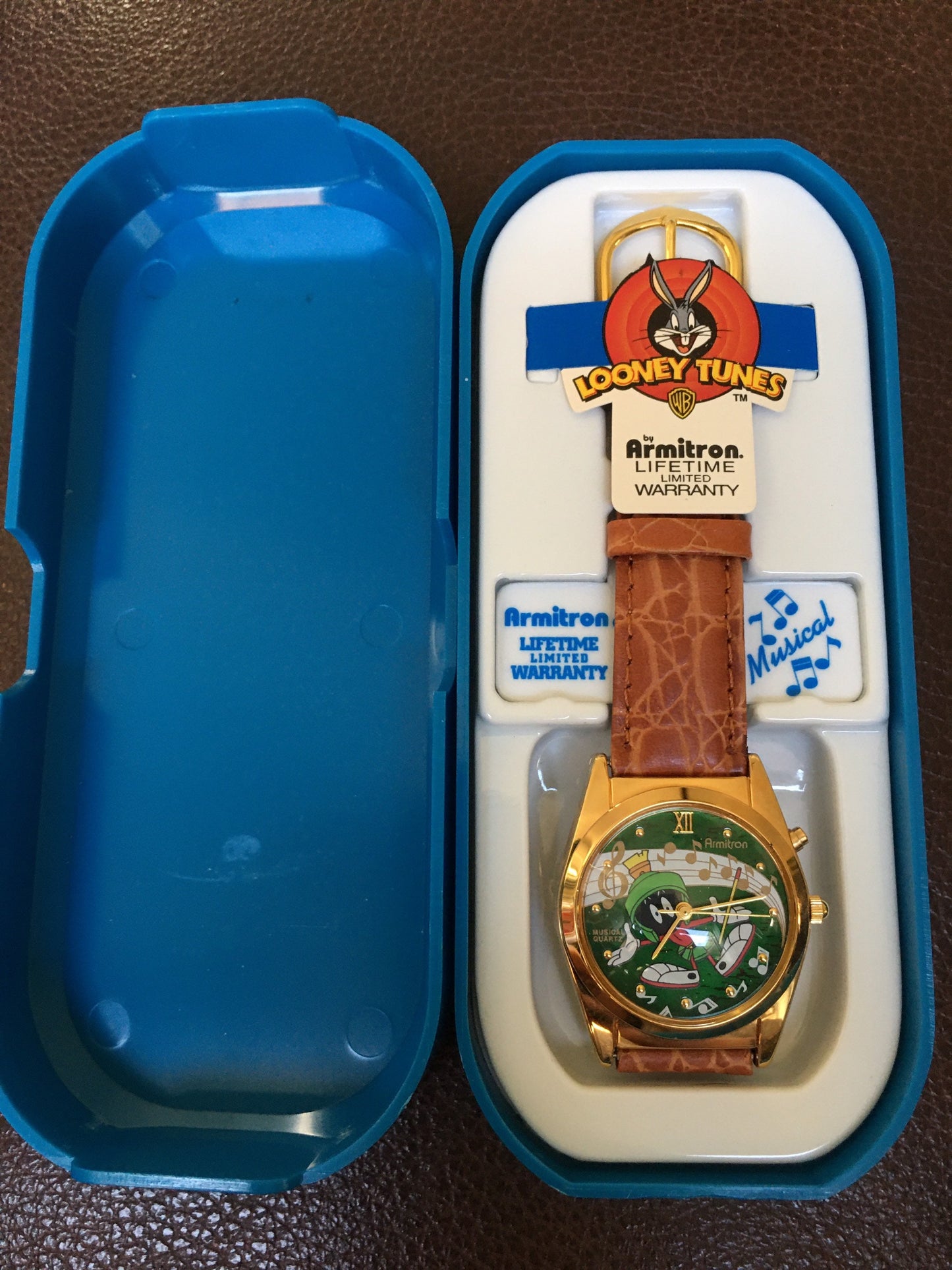 Looney Tunes 1997 Marvin the Martian Vintage Antique Watch Mint in Packaging