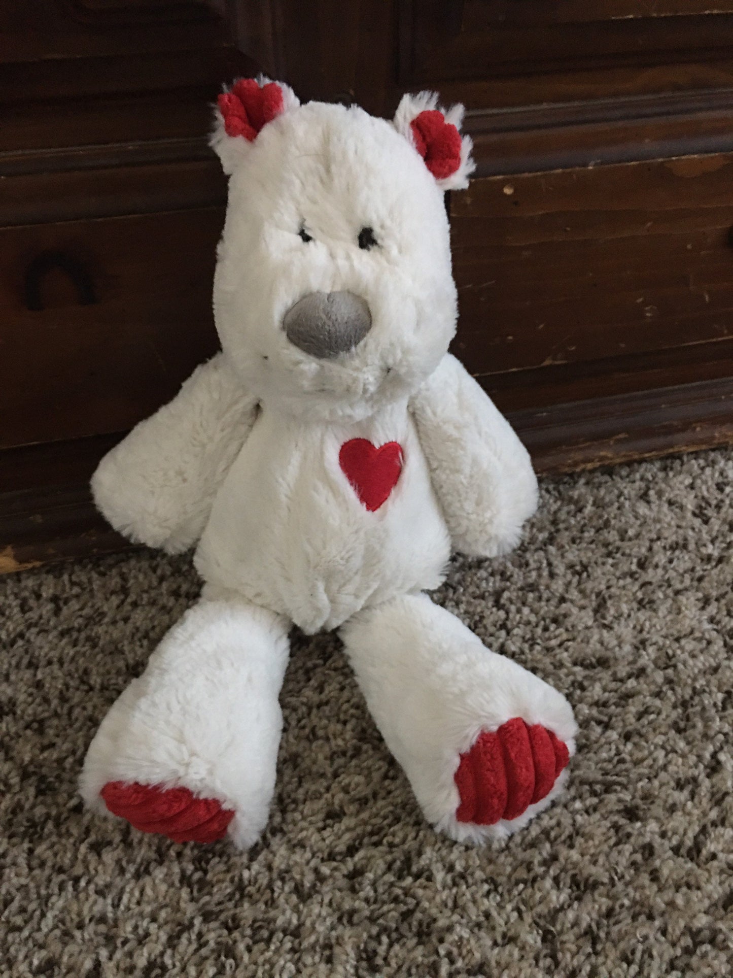 Mary Meyer Marshmallow Kisses Teddy Bear, 14" Plush Toy