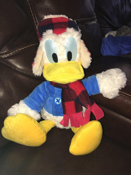 Disney Parks Donald Duck Winter Wishes Christmas 17” Plush Disney Parks