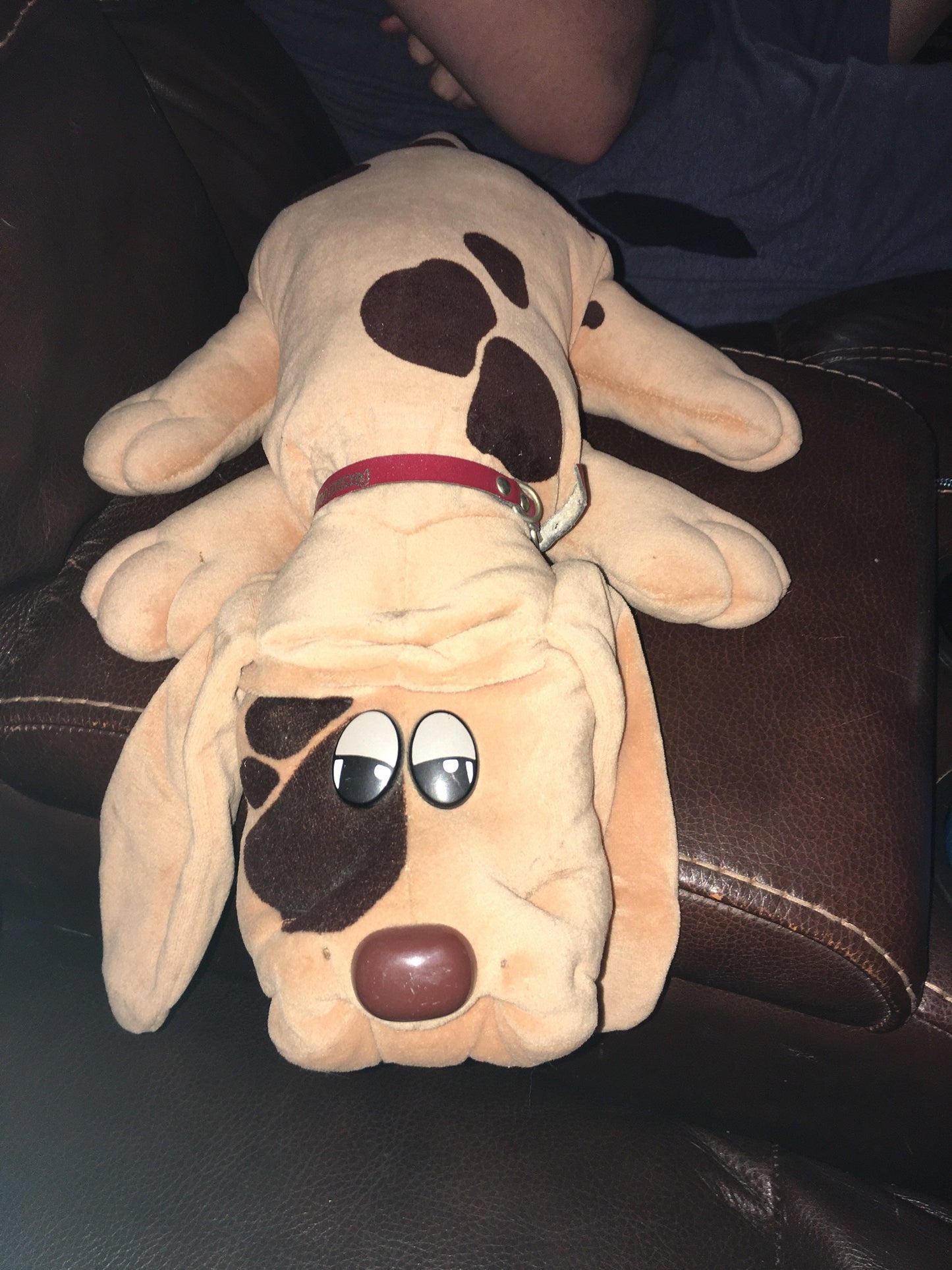 Tan and Dark Brown Spotted Pound Puppies Puppy Dog Plush