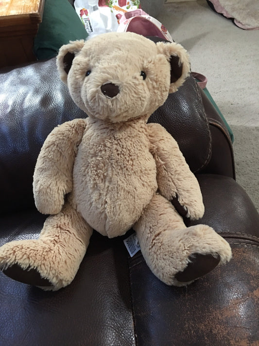 Jellycat Vintage Bear Plush Soft Toy Tan Brown Beige Stuffed Animal