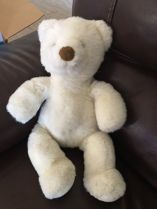 Russ Berrie Comfy Cream White Teddy Bear plush