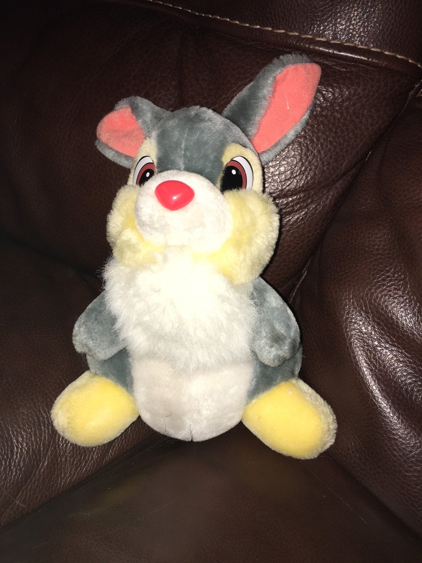 Vintage Disneyland Walt Disney World Thumper Rabbit Plush 9” Bambi Stuffed Bunny