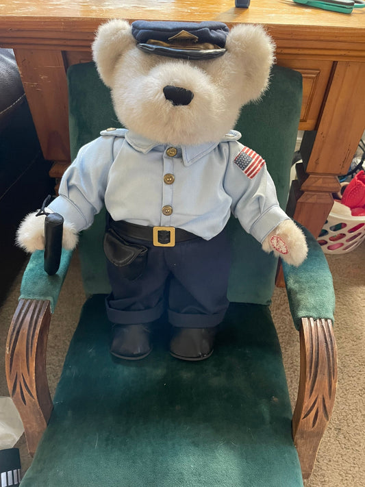 American Hero Police Chief Teddy Bear. Voice box does not work! DanDee Collectors choice