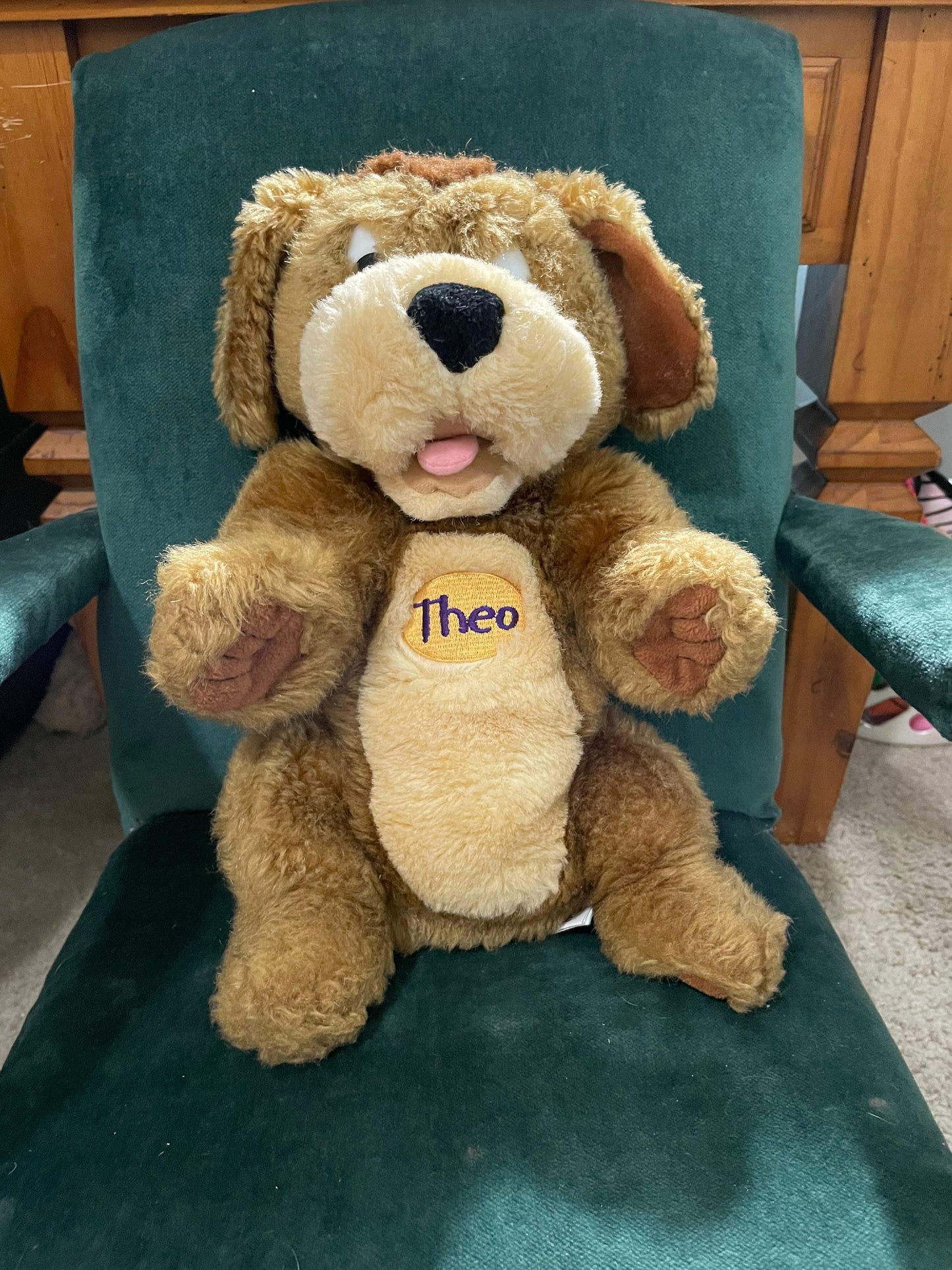 Theo the FaithRetriever Puppet Stuffed Animal
