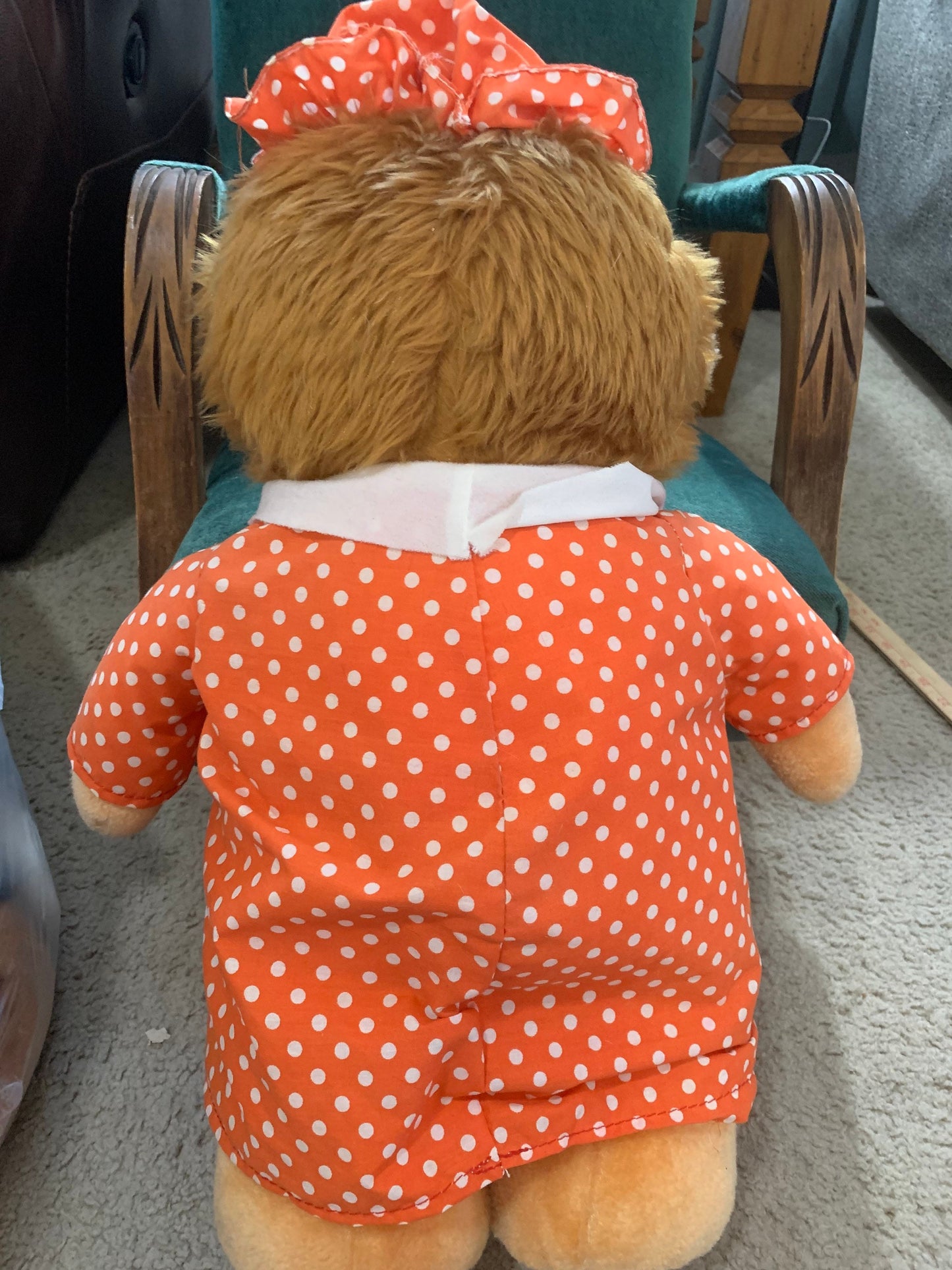 Vintage Mama Berenstain Bear hard stuffed plush large