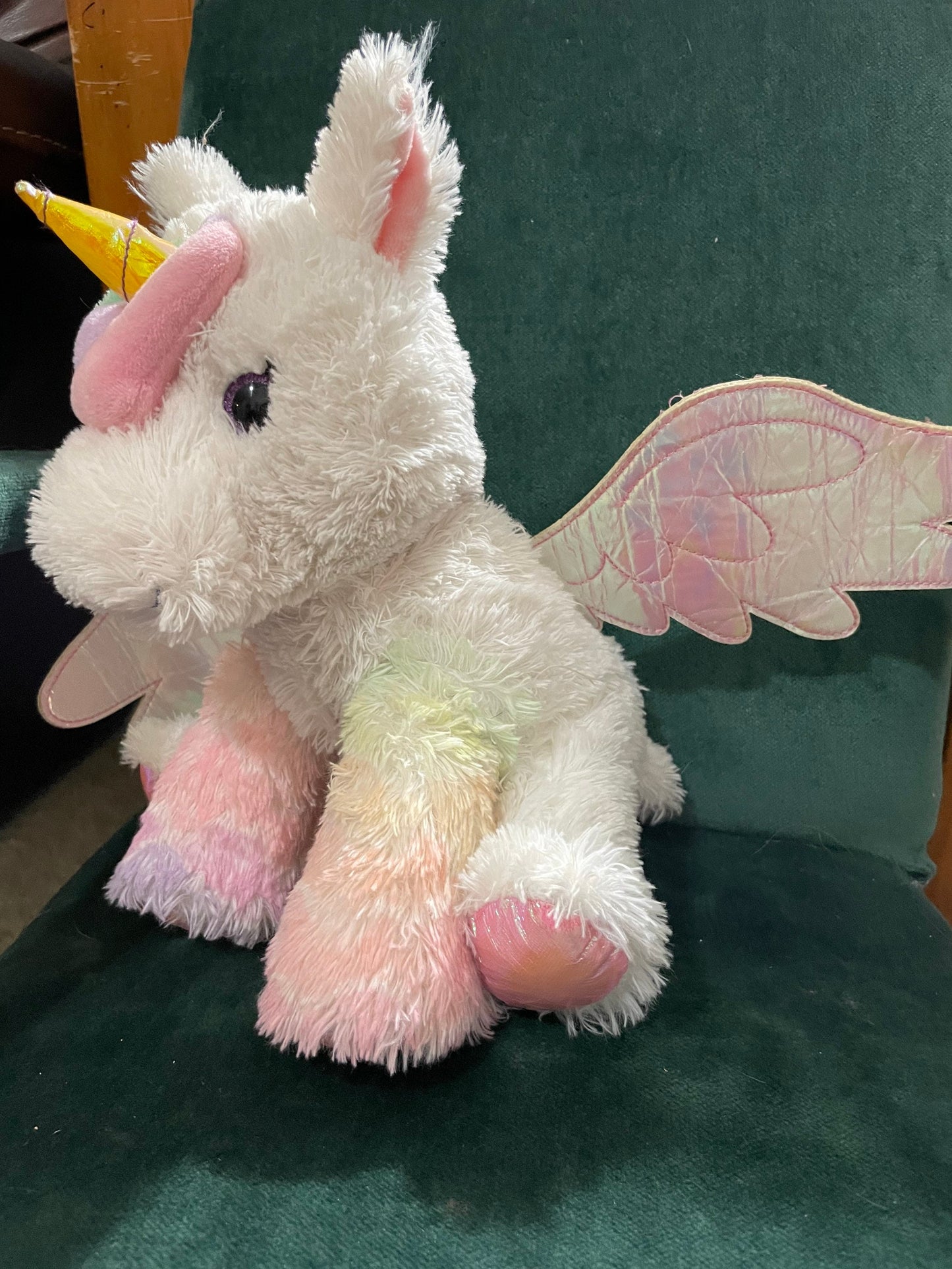 Barbie Kiss and Care Unicorn 10” Lights and Sounds Work Stuffed Animal