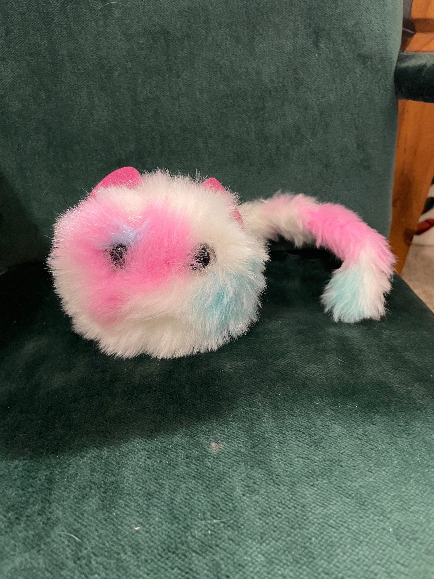 Pomesies Pom Pom Plush Toy, White, Pastel Pink and Blue