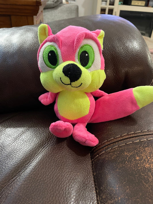 Rare BJ Toy Co. Longtail Fox Stuffed Animal